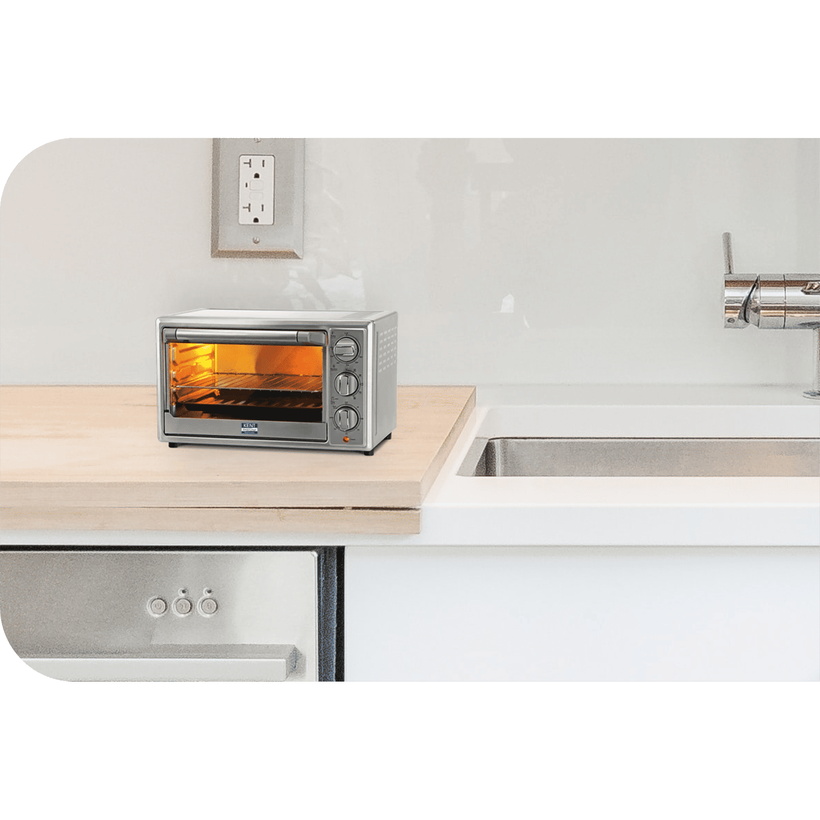 Buy KENT 30L Oven Toaster Grill with Rotisserie & Convection Function